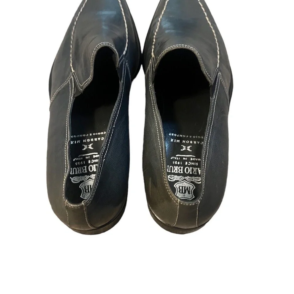 NWOB MARIO BRUNI Grayish Blue‎ DRESS SHOE MENS US SIZE 11.5 EUR 45